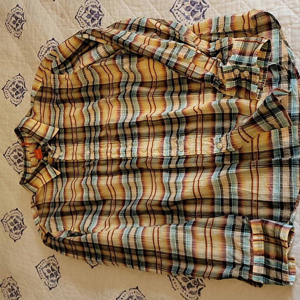 Hugo Boss Orange Tag Button Down Sz XL